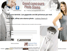 Tablet Screenshot of concours.5sens.fr